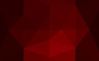 Dark Red vector polygon abstract layout.