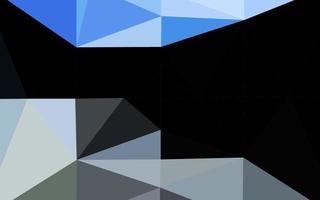 Dark BLUE vector abstract mosaic background.