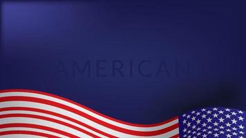 USA background illustration .good for event banner. 4K image ratio vector