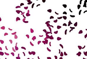 Light Purple vector background with abstract forms.