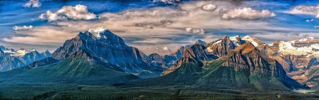 Canada Rocky Mountains Panorama landscape view photo