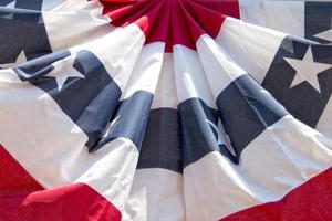 circular Usa American flag stars and stripes detail photo