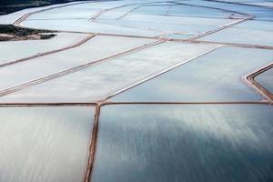 Saline aerial view in shark bay Australia photo