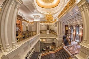 NEW YORK - USA - 11 JUNE 2015 - Business men inside Palace Hotel photo