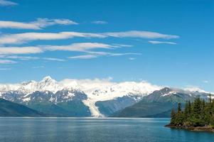 alaska prince william sound vista al glaciar foto