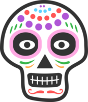 Day of the dead icon, png