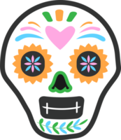 Day of the dead icon, png