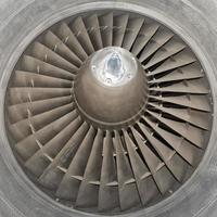 Jet engine detail photo