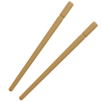 3d rendering chopsticks isolated png