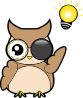 Owl cartoon character png