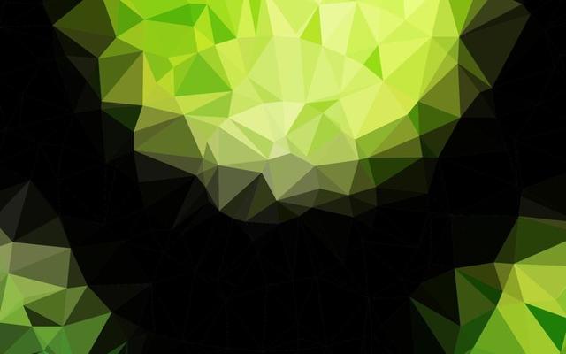 Light Green vector abstract mosaic backdrop.