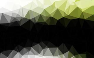 Light Green vector polygon abstract layout.