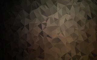 Dark Black vector polygon abstract backdrop.