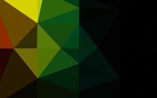 Dark Multicolor, Rainbow vector triangle mosaic texture.