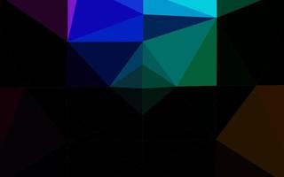 Dark Multicolor, Rainbow vector abstract mosaic background.