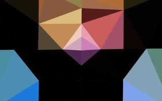 Light Multicolor, Rainbow vector polygon abstract layout.