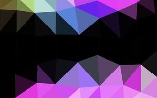 Light Multicolor, Rainbow vector blurry triangle pattern.