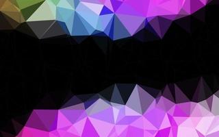 Light Multicolor, Rainbow vector low poly cover.