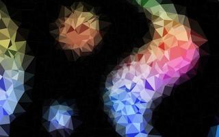 Light Multicolor, Rainbow vector low poly texture.