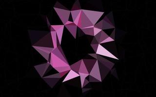 diseño poligonal abstracto de vector rosa claro, azul.