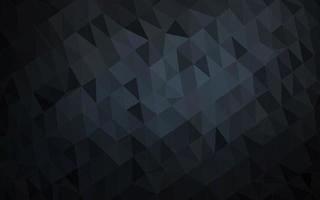 Dark Black vector blurry triangle template.