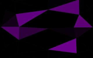 Dark Purple vector abstract mosaic background.