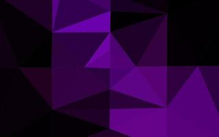 Dark Purple vector low poly layout.