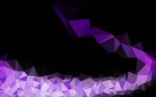 Light Purple vector triangle mosaic texture.