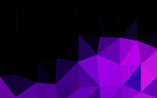 Light Purple vector polygonal pattern.