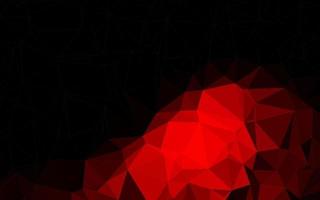 Dark Red vector triangle mosaic template.