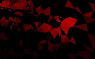 Dark Red vector triangle mosaic template.