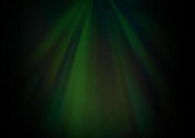 Dark Green vector blurred shine abstract template.