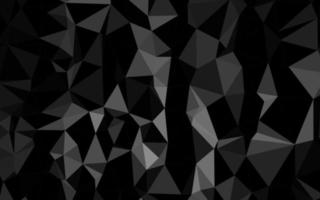 Dark Silver, Gray vector abstract polygonal layout.