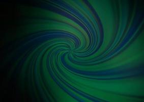 Dark Green vector blurred shine abstract background.