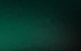 Dark Green vector polygon abstract layout.