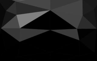 Dark Silver, Gray vector triangle mosaic texture.