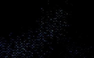 Dark BLUE vector texture with disks.