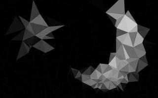 Dark Silver, Gray vector blurry triangle texture.