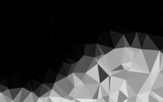 Light Silver, Gray vector low poly layout.