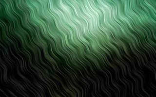 Dark Green vector template with abstract lines.