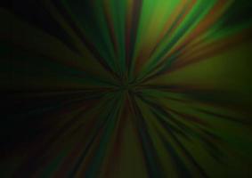 Dark Green vector blurred shine abstract background.