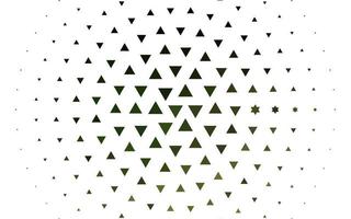 Light Green vector texture in triangular style.