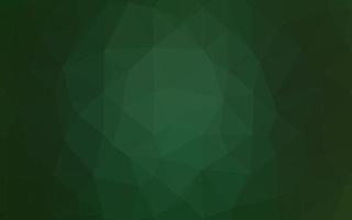 Dark Green vector abstract mosaic pattern.