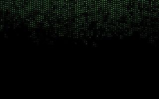 Dark Green vector background with bubbles.