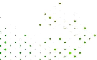 Light Green vector pattern with spheres.