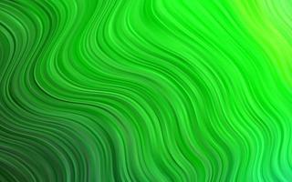 Light Green vector pattern with bent ribbons.