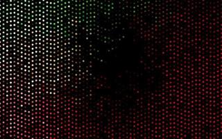 Dark Green, Red vector pattern with spheres.