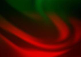 Dark Green, Red vector abstract background.