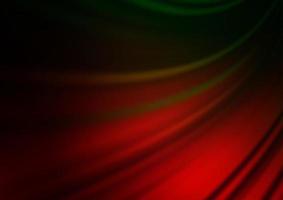 Dark Green, Red vector abstract blurred background.