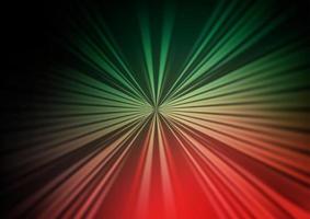 Dark Green, Red vector background with straight lines.